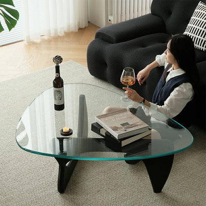 noguchi coffee table  top replacement black