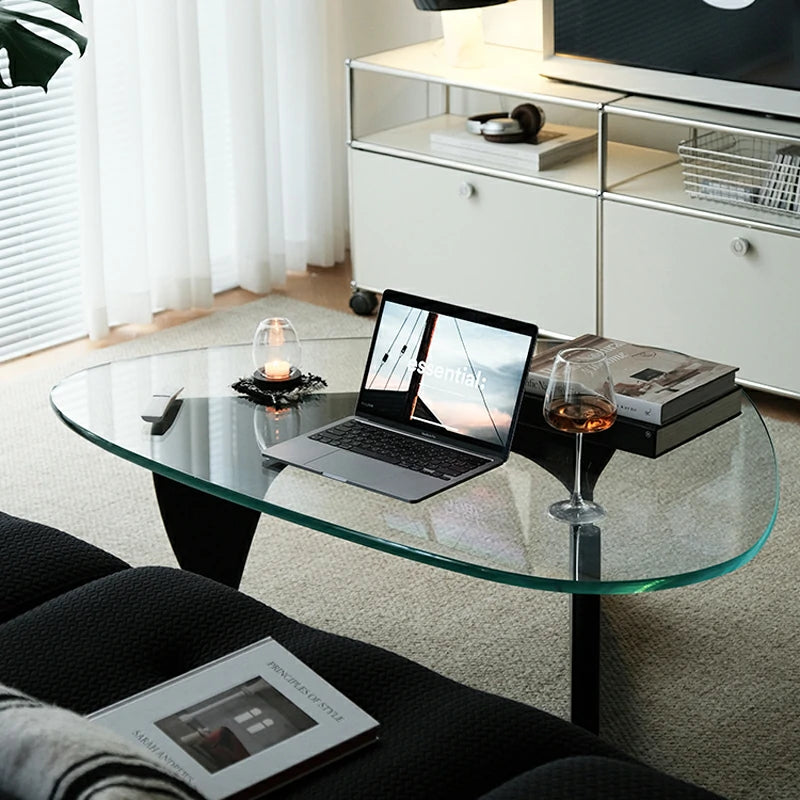 noguchi coffee table  top replacement black