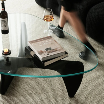 noguchi coffee table  top replacement black