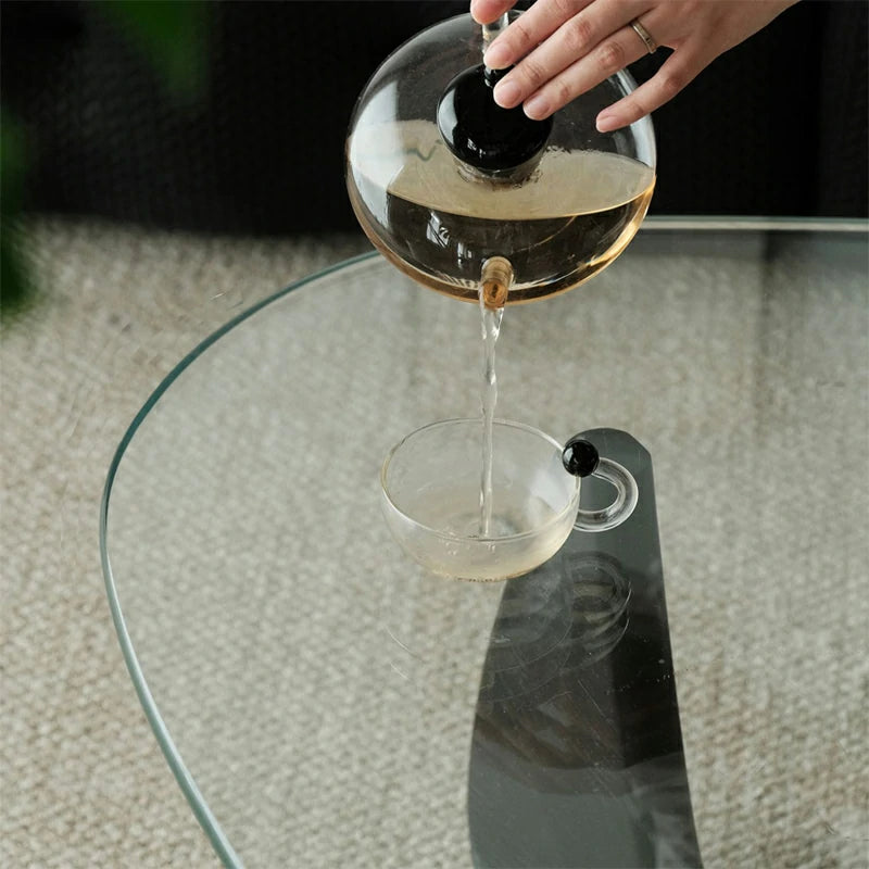 noguchi coffee table  top replacement black close up