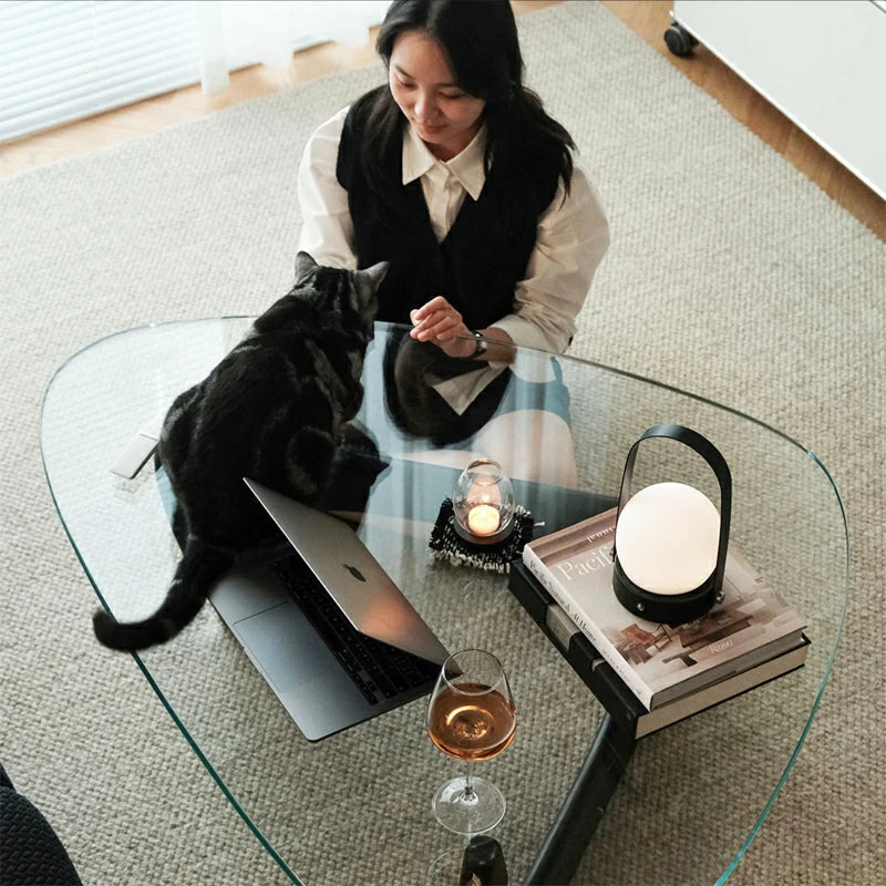 noguchi coffee table  top replacement black