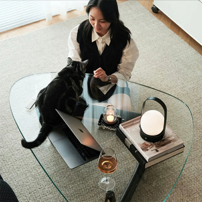 noguchi coffee table  top replacement black