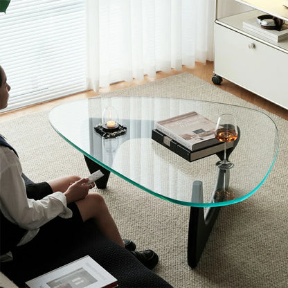 noguchi coffee table  top replacement black