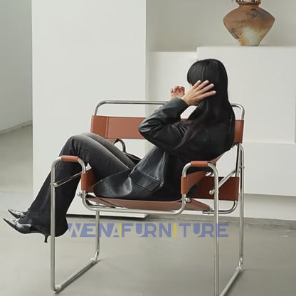 Fauteuil Lounge Wassily B3 - Noir