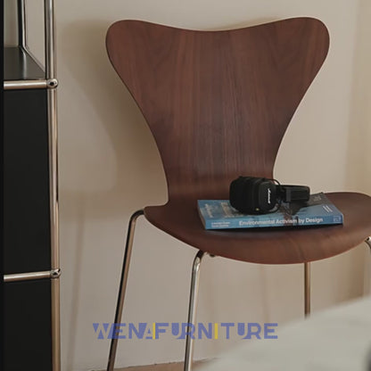 Fritz Hansen Series 7 Chair Chrome Legs