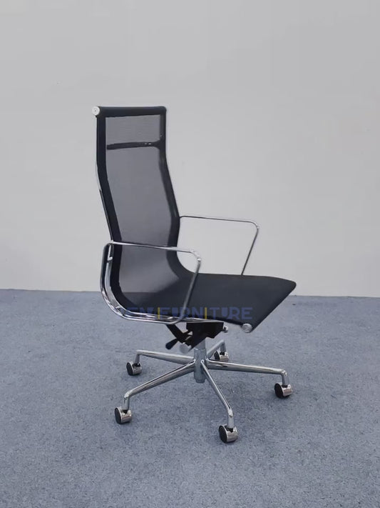 3.3 Replica EA119 Alu Eames Mesh Office Chair High Back with Arm – $429.99