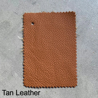 Eames executive office chair soft pad chair tan leather EA219 close up