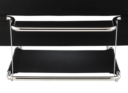 D4 folding armchair black