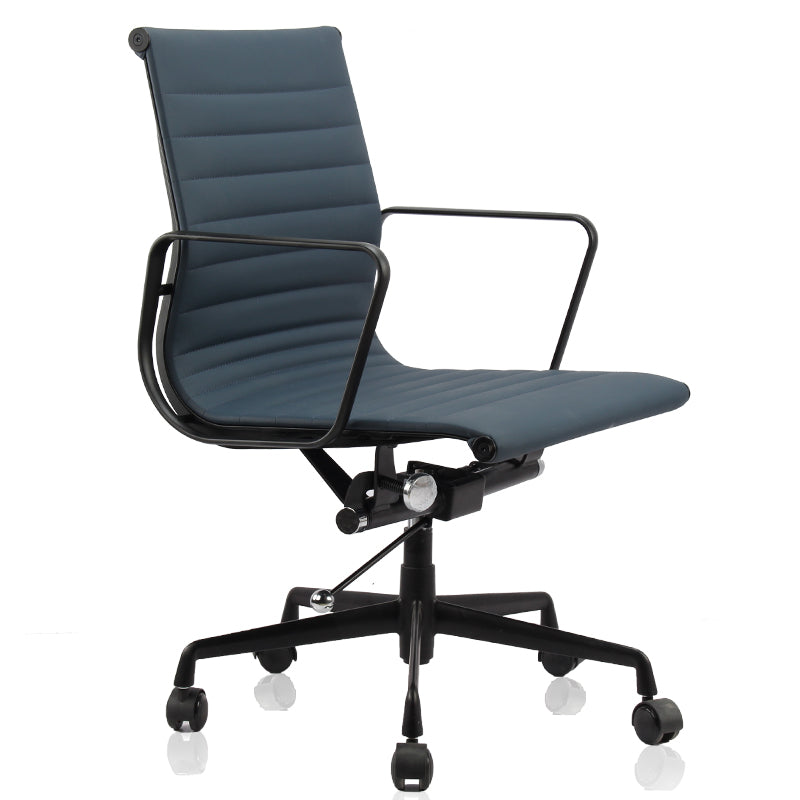 Eames EA117 black Frame blue leather