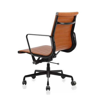 Eames EA117 black Frame tan leather