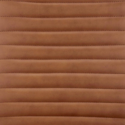 Eames executive office chair high back tan leather EA119 close up