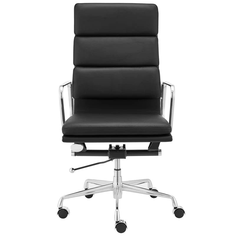 Bauhaus Eames office chair softpad EA219 black Replica front side