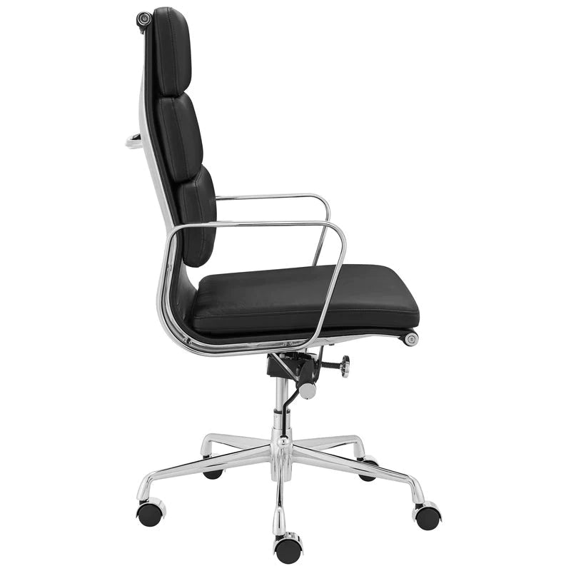 Bauhaus Eames office chair softpad EA219 black Replica Side view