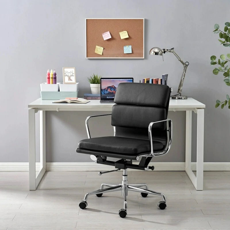 Eames soft pad discount management chair used