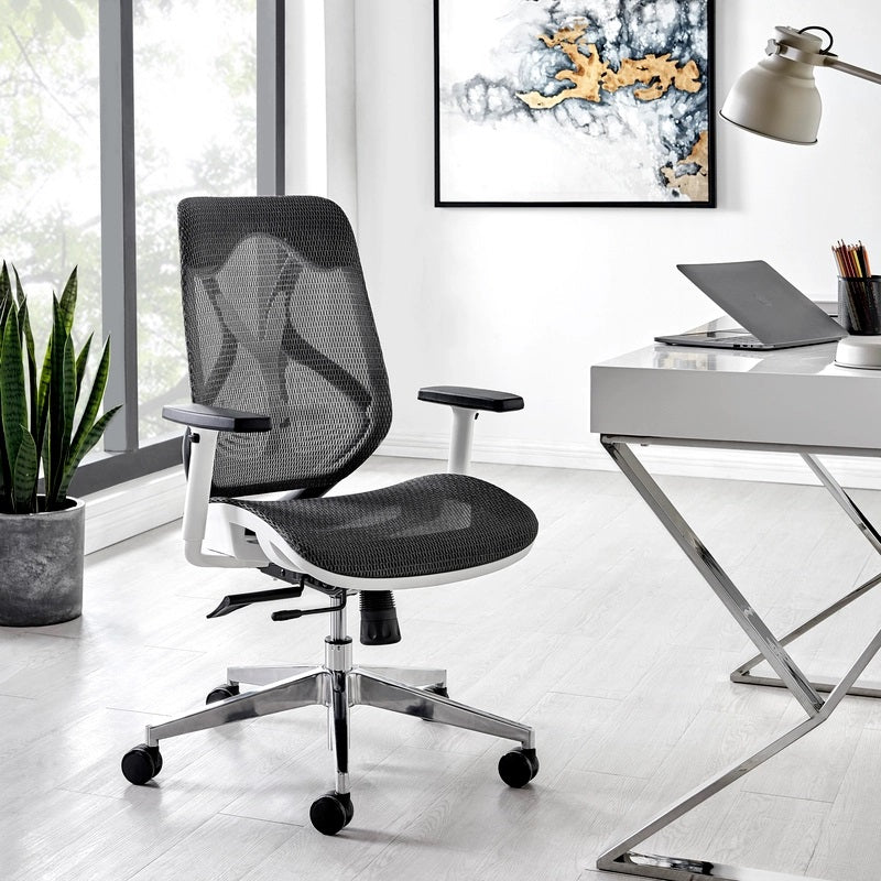 Chaise de bureau ergonomique pour projets commerciaux à dossier bas