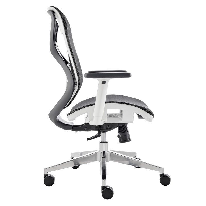 Chaise de bureau ergonomique pour projets commerciaux à dossier bas