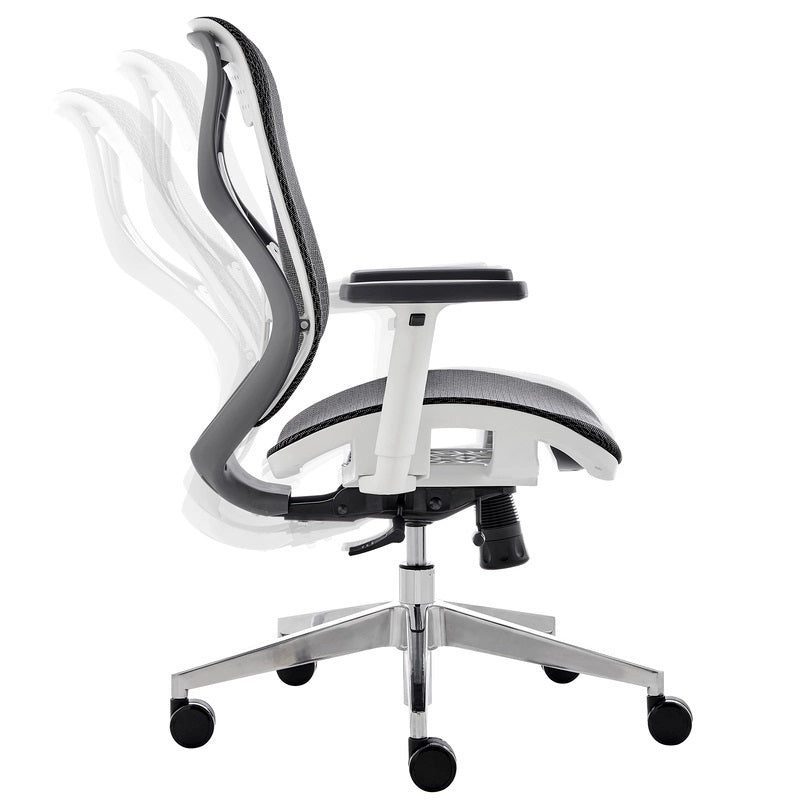 Chaise de bureau ergonomique pour projets commerciaux à dossier bas