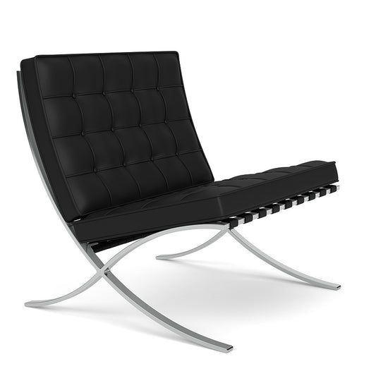 Barcelona Lounge Chair black leather