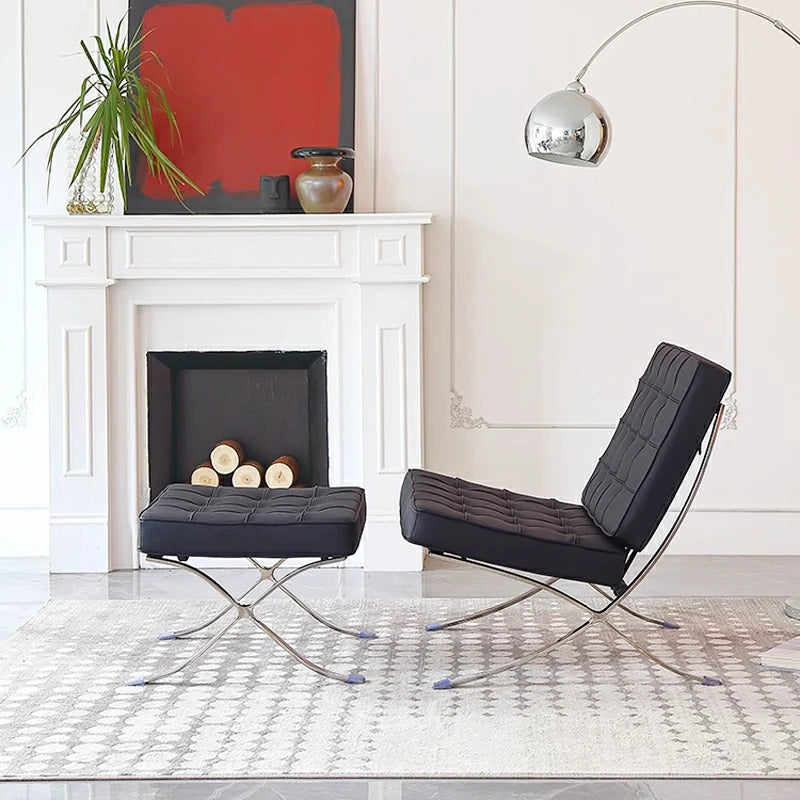 Barcelona Chair black leather