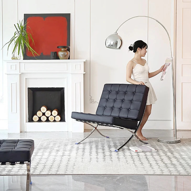 Barcelona Chair black leather