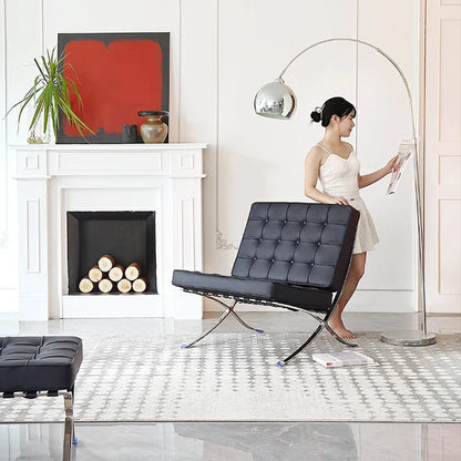 Barcelona Chair black leather