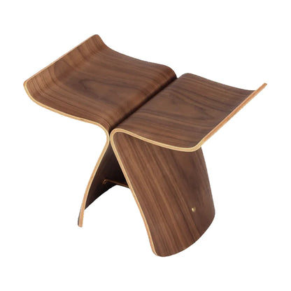  Butterfly Plywood Bar Modern Wood Stool Chair-Walnut