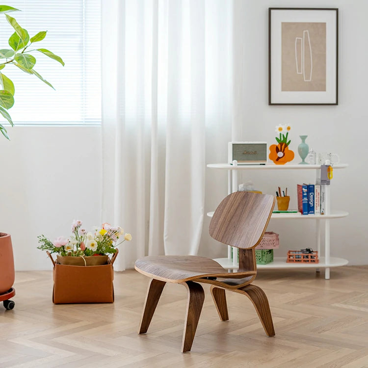 2. Wenaifurniture Replica Eames Style Plywood LCW Lounge Chair