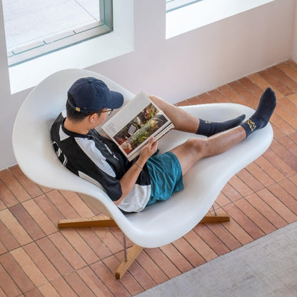 La Chaise Chair Natural Ash White