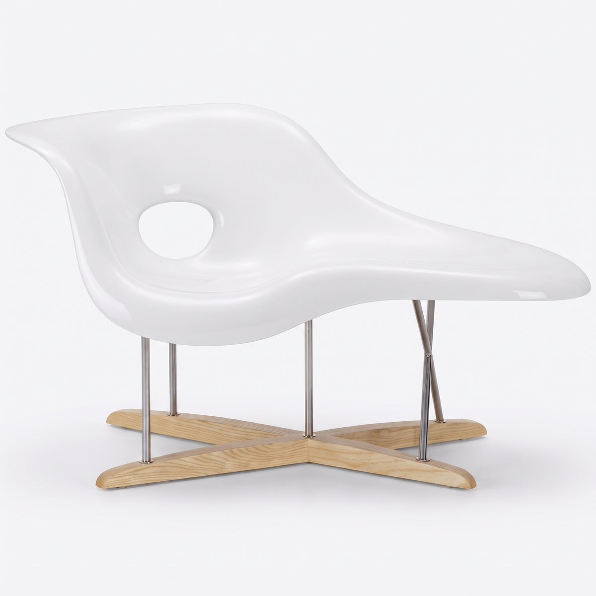 La Chaise Chair Natural Ash White