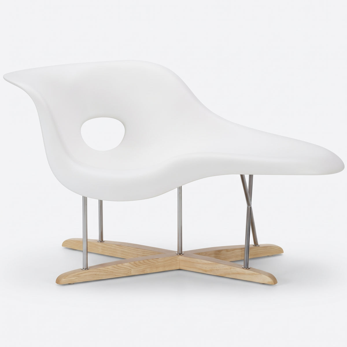 La Chaise Chair Natural Ash White