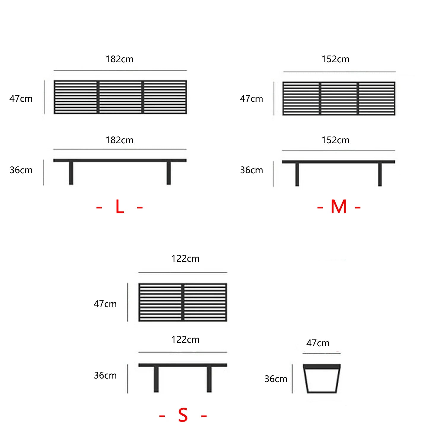 Nelson Platform Bench