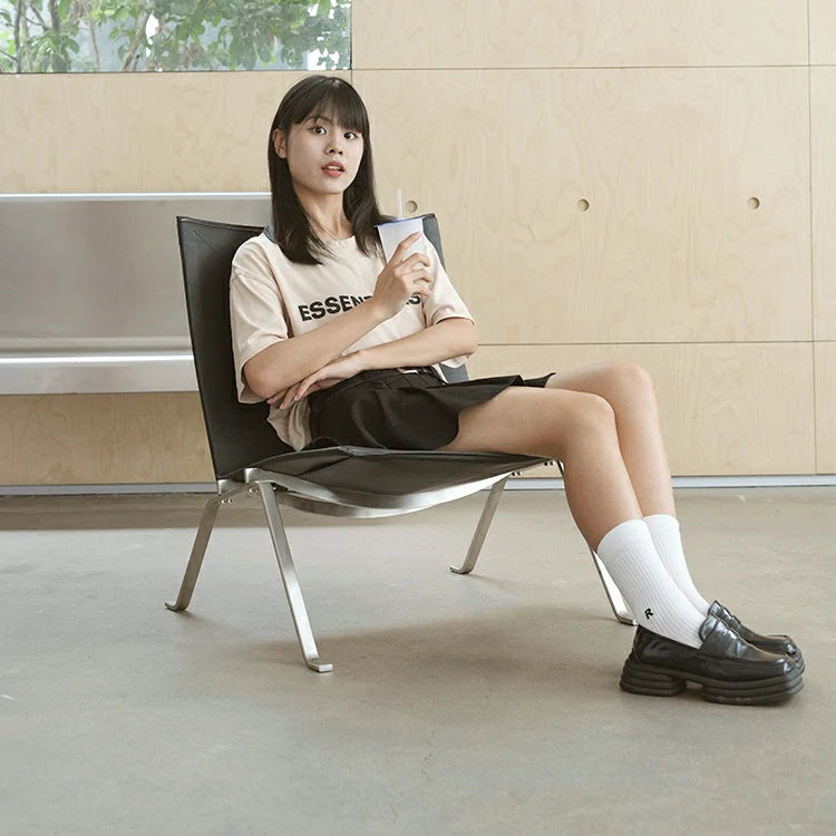 PK22 Lounge Chair black leather