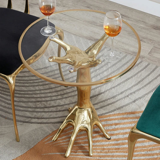 Superluxe Dichotomy Hands Sculptural Table