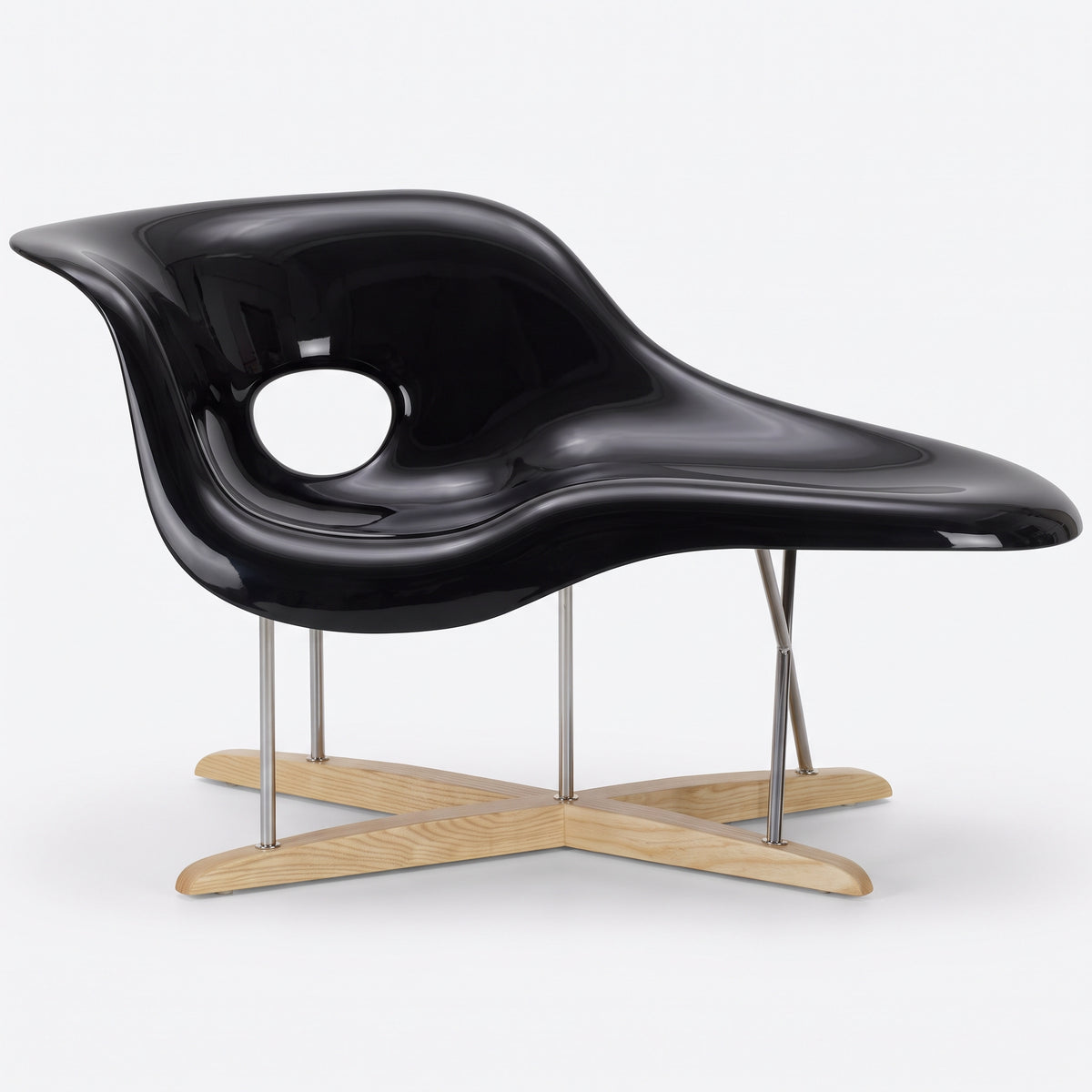 La Chaise Chair Natural Ash White